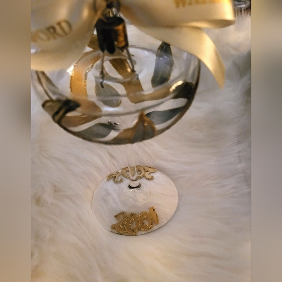 Waterford Crystal Holiday Heirlooms New Years Toast Ornament New In Box - Picture 3 of 6